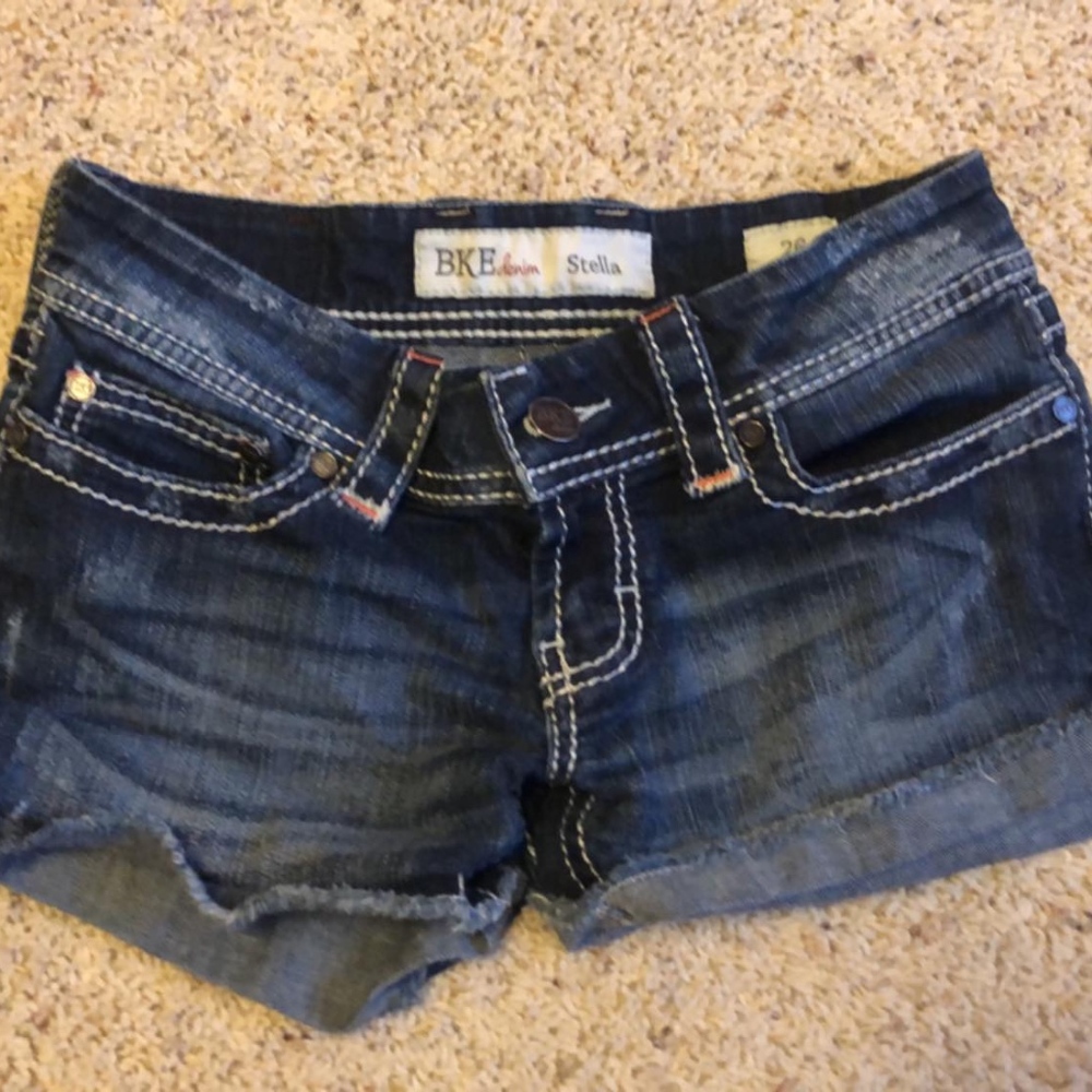 BKE Denim  Stella Jean Shorts Tag Size 26 BMM1205